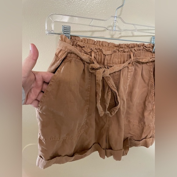 ✨Lucky Brand PaperBag Brown Shorts Size S - Picture 4 of 9
